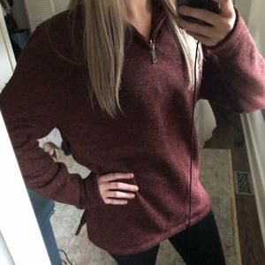 Club Room red quarter zip